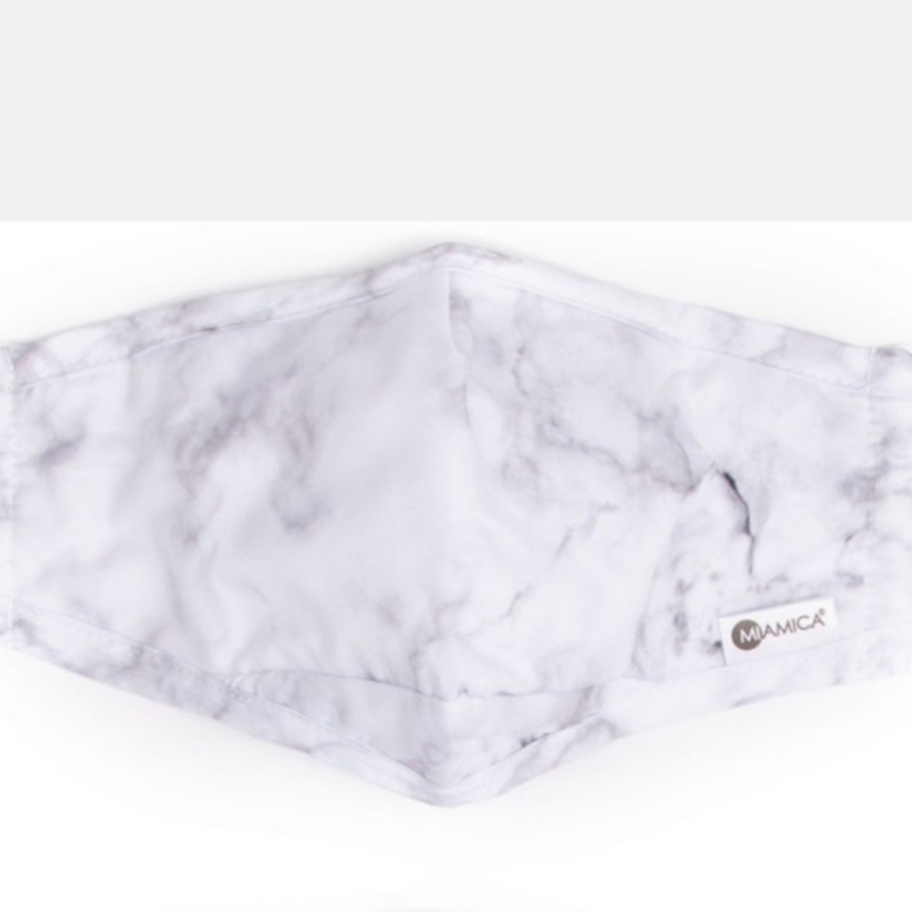 3/$15 MIMICA Marble & Grey Reusable Face Masks▪︎2pk - Picture 3 of 11
